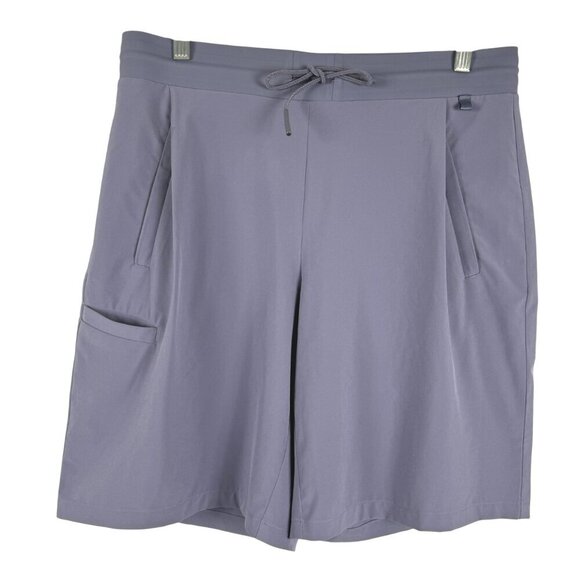 Athleta Venture‎ Bermuda Shorts Size 8 Tempest Violet Workout Running SS-1734 - Picture 1 of 9